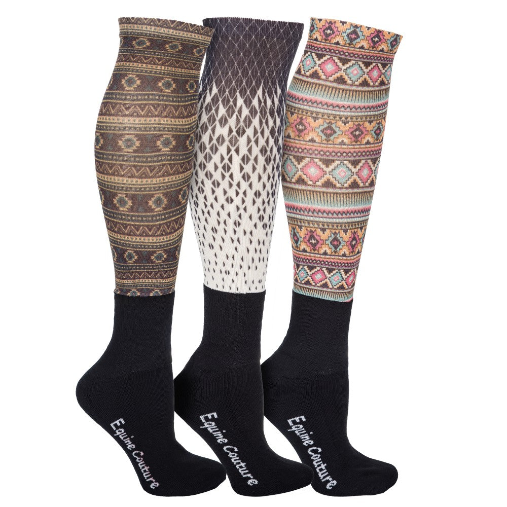 EQUINE COUTURE OTC SOCK 3 PACK