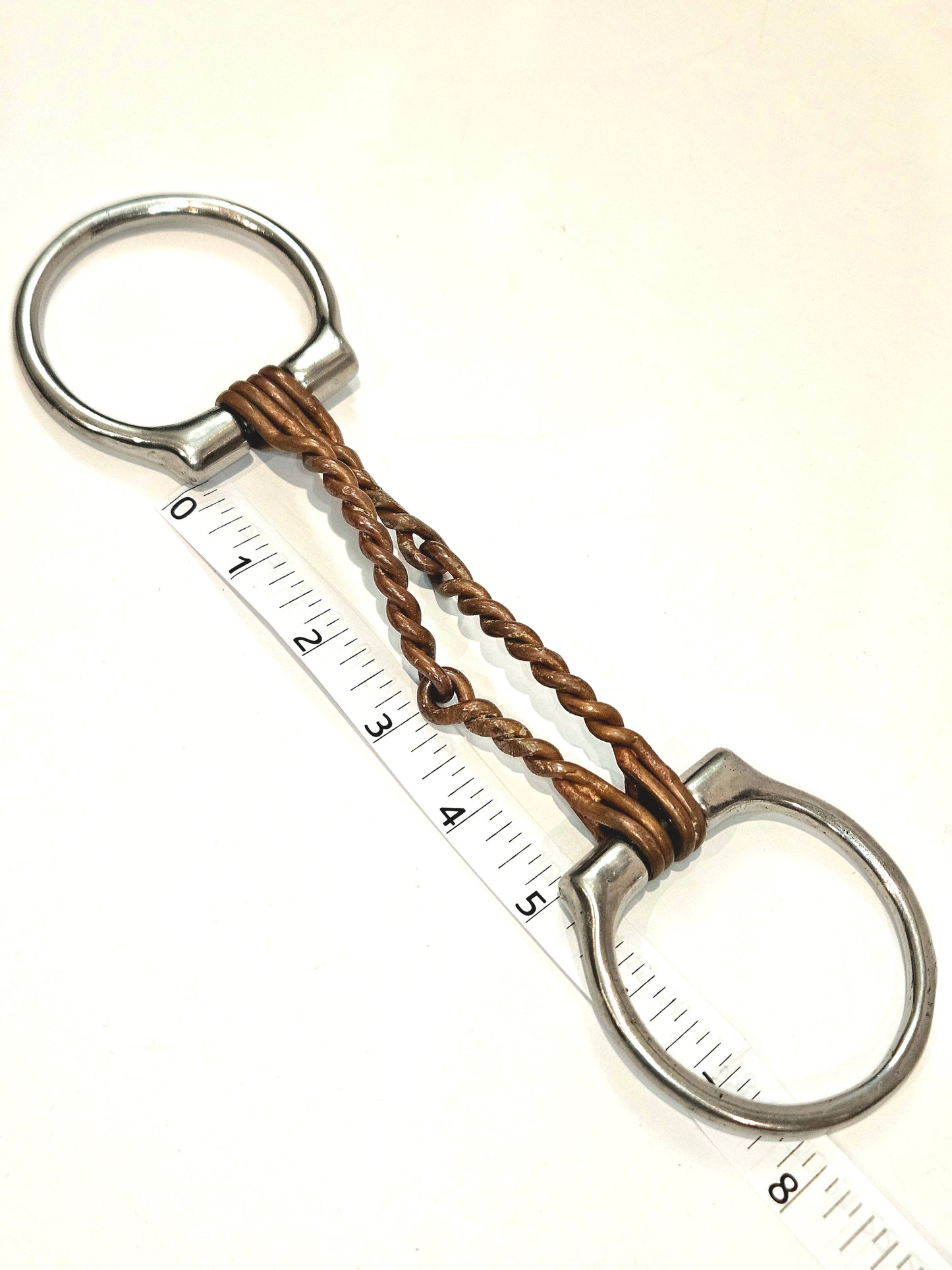 Copper Double Twisted Wire Snaffle Bit