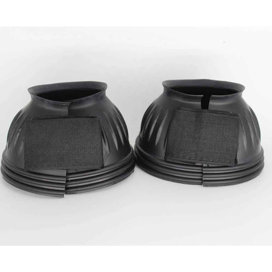 TuffRider Komplett No Turn Bell Boots Ribbed with Reinforced Hook and Loop Closure