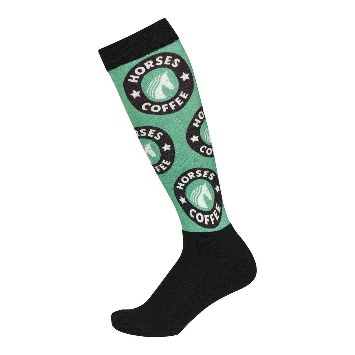 Dapplebay Slick Boot Socks-Horses & Coffee