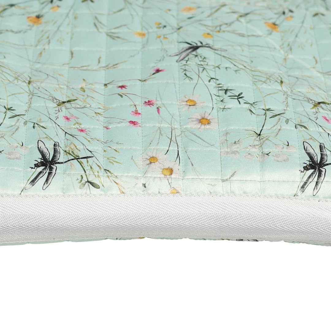 Dapplebay Dragonfly Meadow Western Saddle Pad-Green