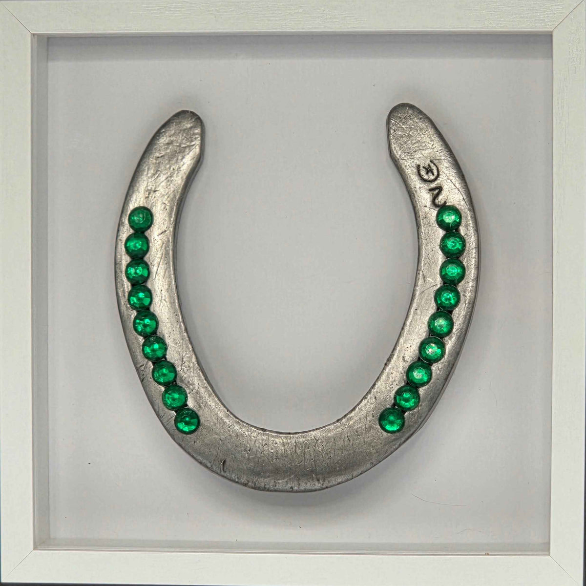 Custom Horse Shoe Shadow Box