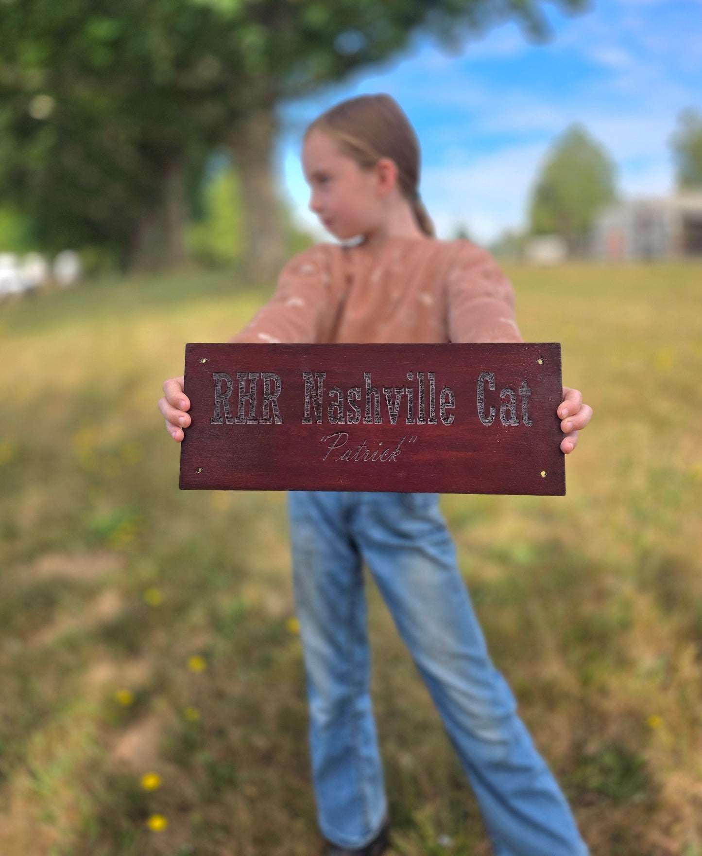 Custom Engraved Cedar Wood Signs