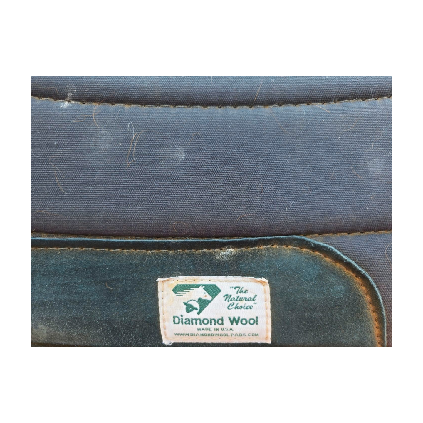 Diamond Wool Cutback Western Saddle Pad