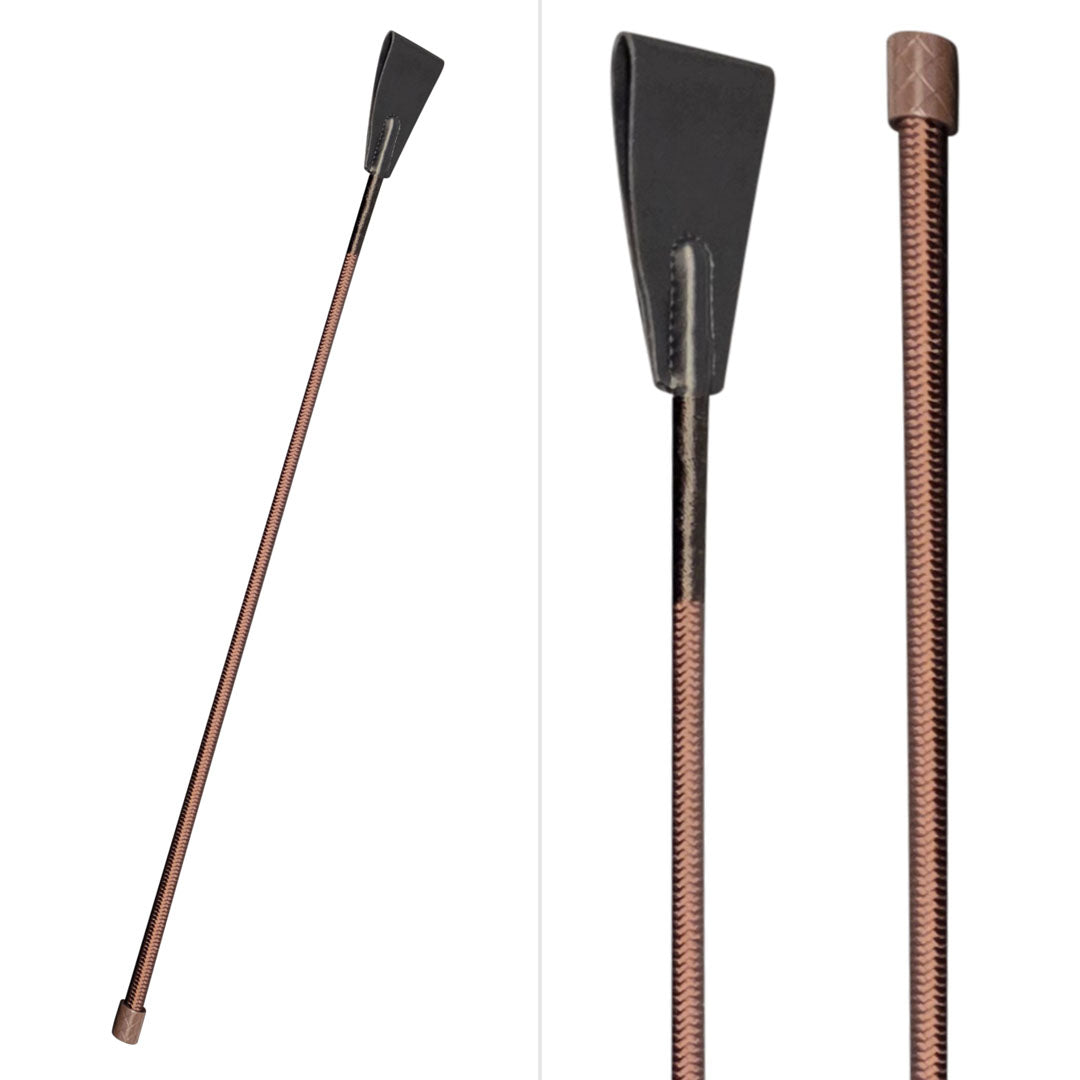 TuffRider 26" Classic Herringbone Braid Riding Crop