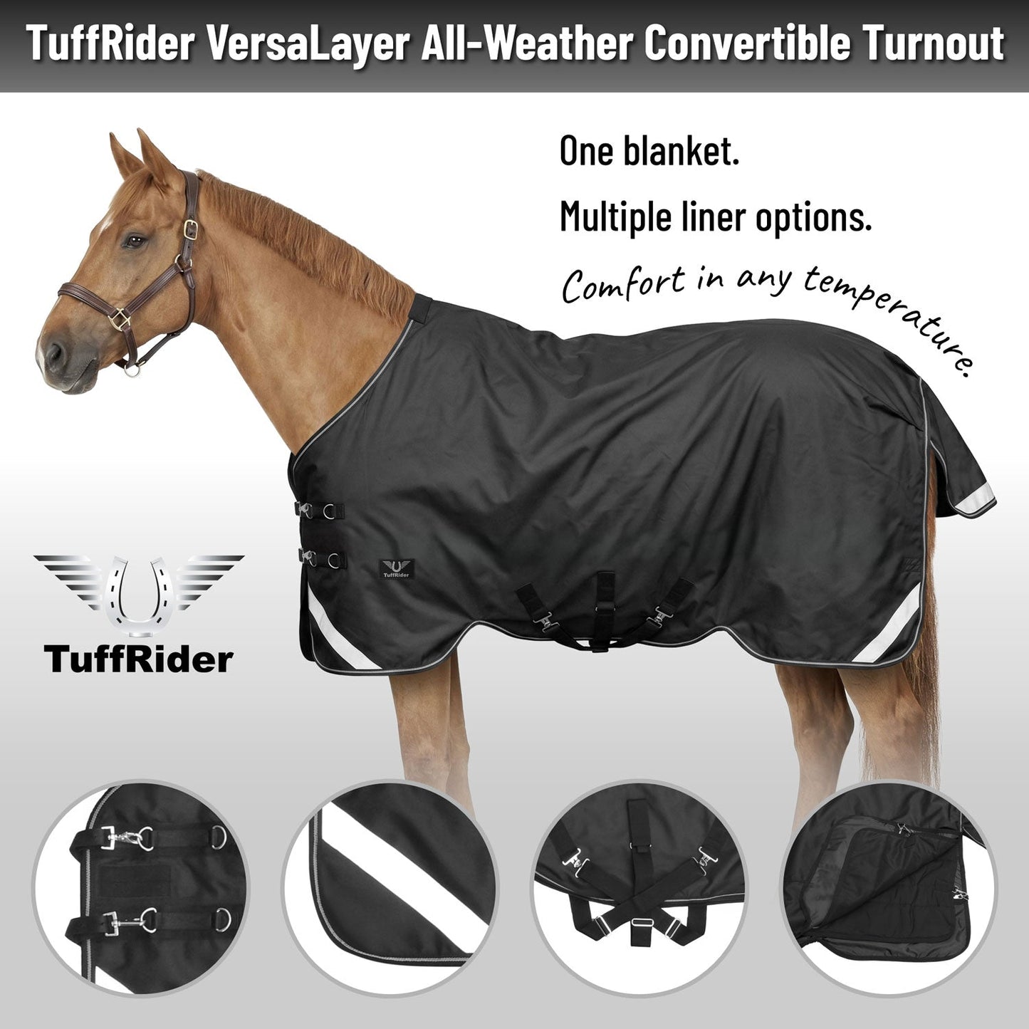 TuffRider VersaLayer All-Weather Convertible Turnout