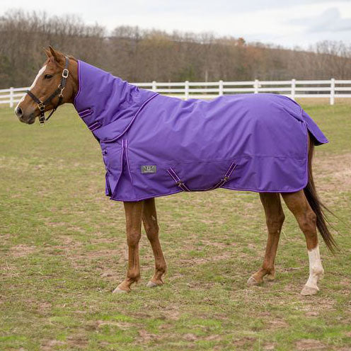 TuffRider 600 D Comfy Winter Medium Weight Ripstop Turnout Blanket w/ Combo Neck- 200 GSM