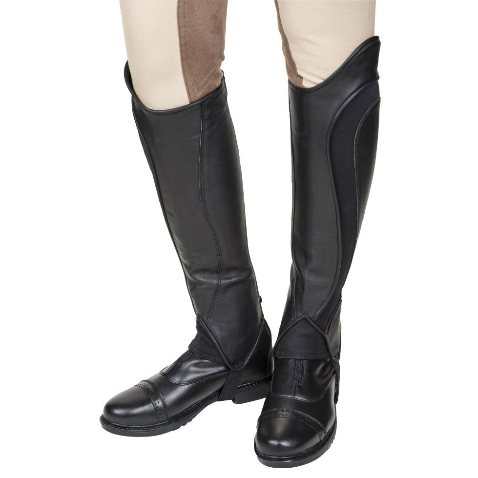 TuffRider Ladies Derby Leather Half Chaps