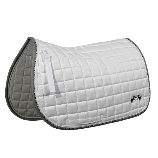 Equine Couture Coolmax Plush White Saddle Pad - Sunset Bay Equestrian
