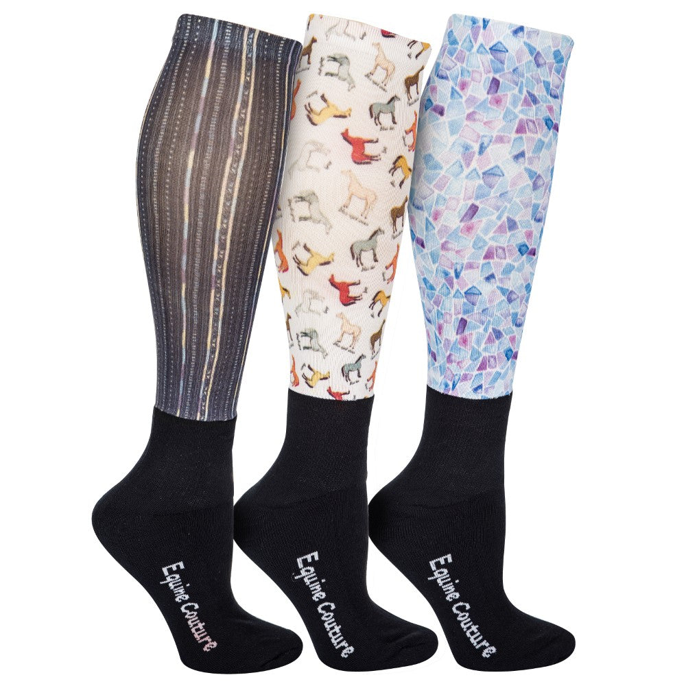 EQUINE COUTURE OTC SOCK 3 PACK