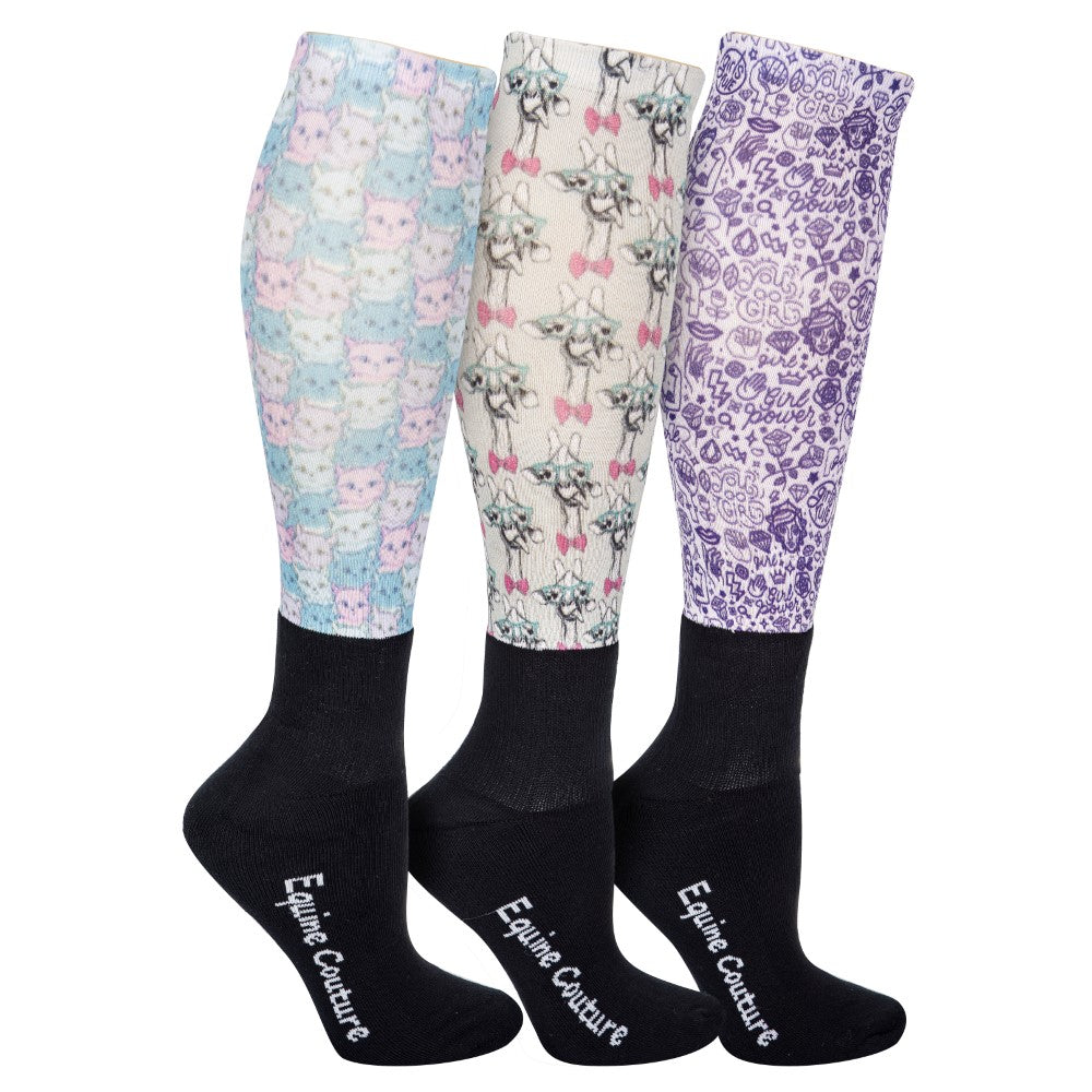 EQUINE COUTURE OTC SOCK 3 PACK