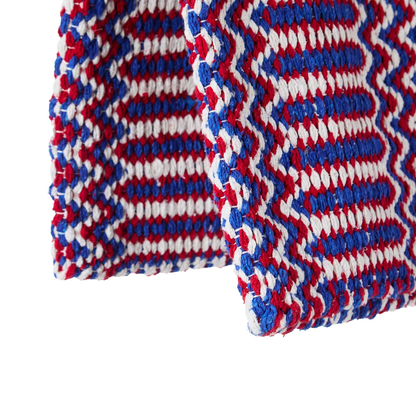 Mayatex Red White And Blue Double Weave 32x64 Acrylic Blend Saddle Blanket
