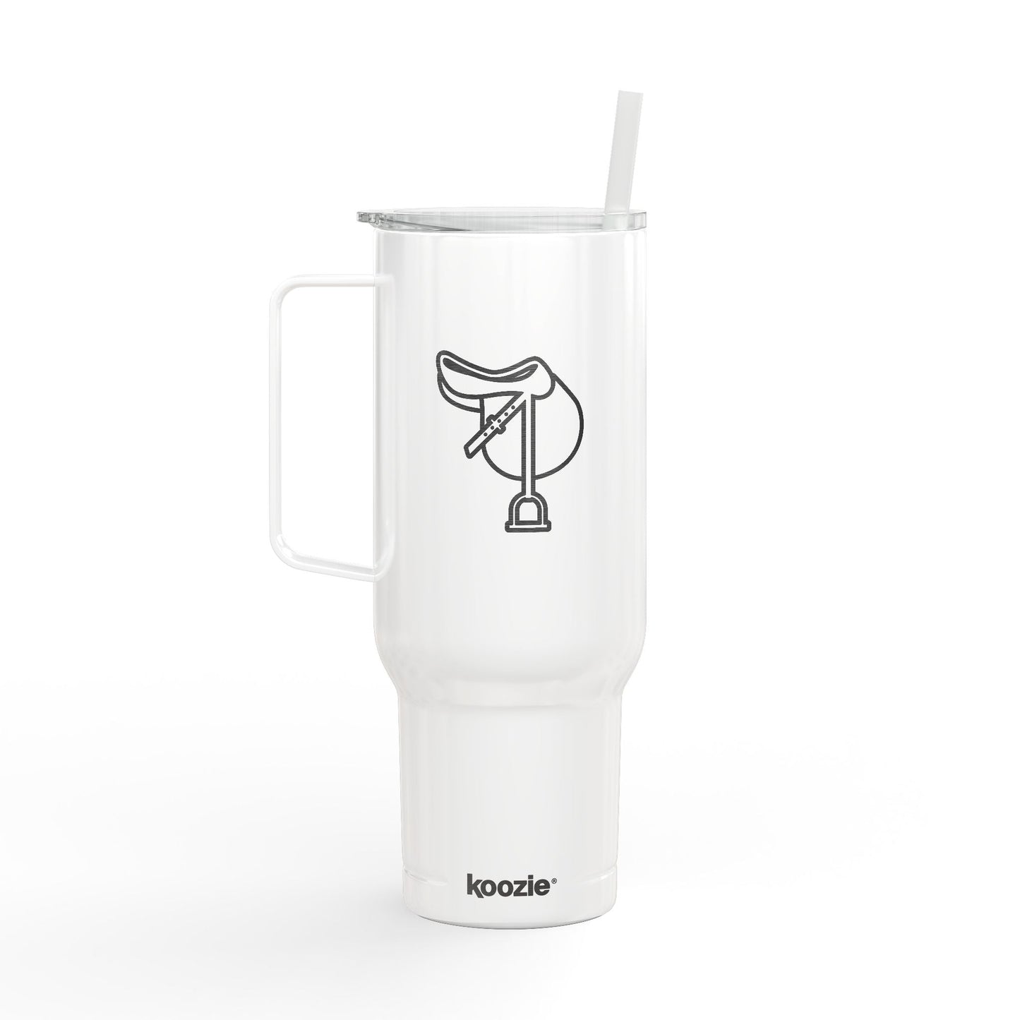 Insulated Tumbler with Lid, 40oz (Engraving) - Saddle