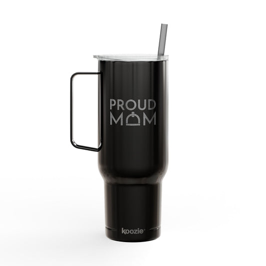 Insulated Tumbler with Lid, 40oz (Engraving) - Proud Mom