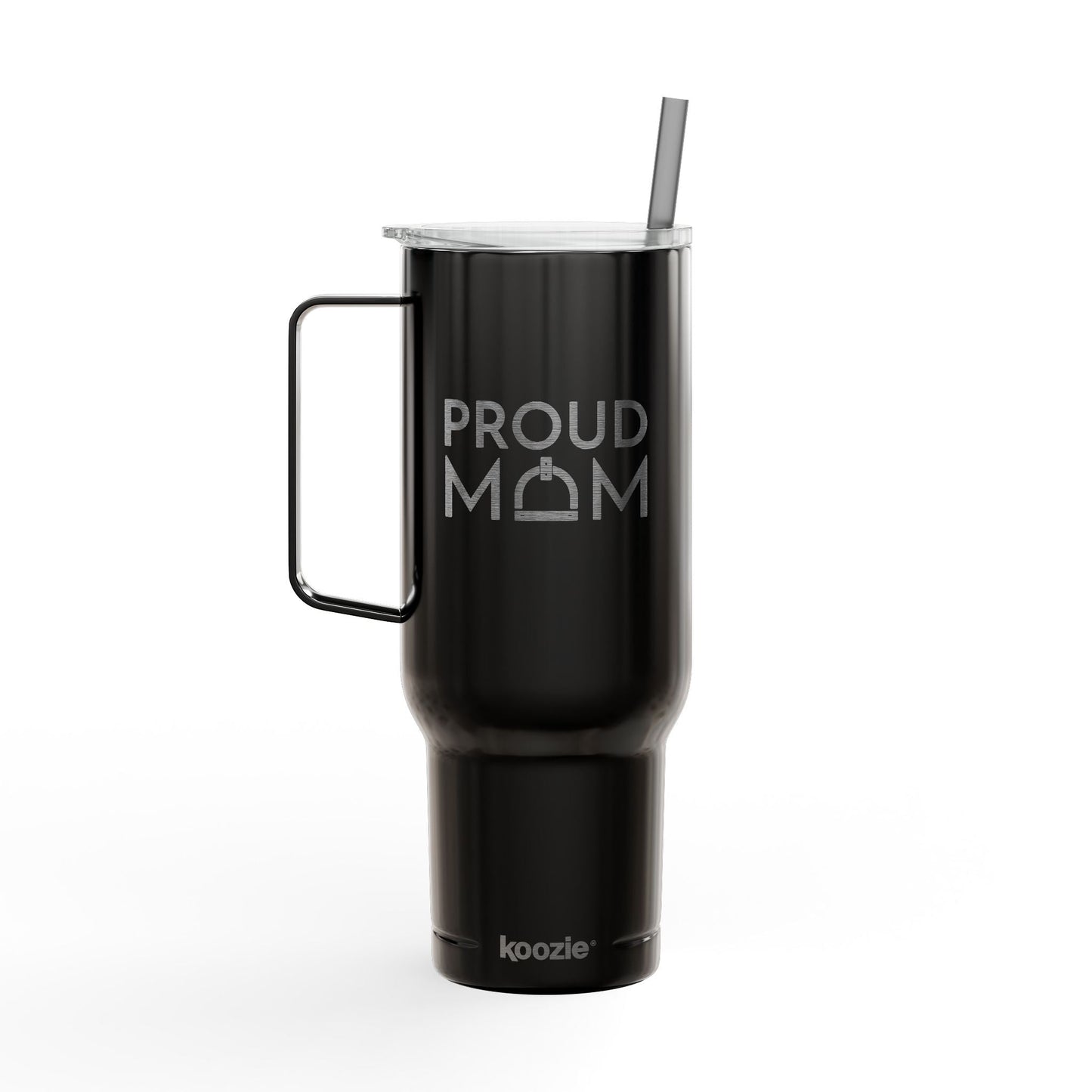 Insulated Tumbler with Lid, 40oz (Engraving) - Proud Mom