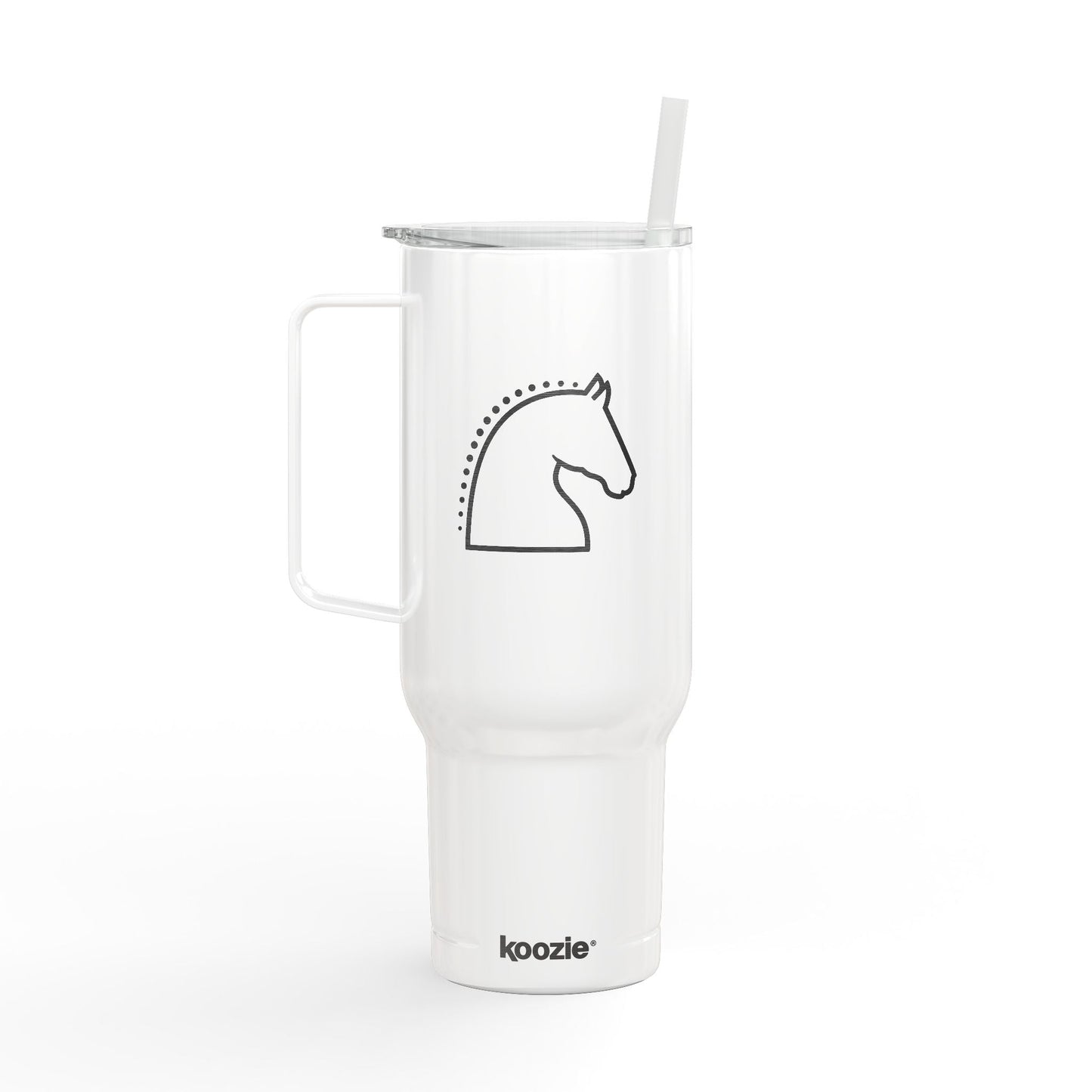 Insulated Tumbler with Lid, 40oz (Engraving) - Horse Bust