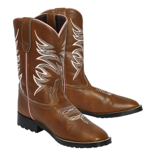 TuffRider Youth Channel Islands Square Toe Western Boot - Sunset Bay Equestrian
