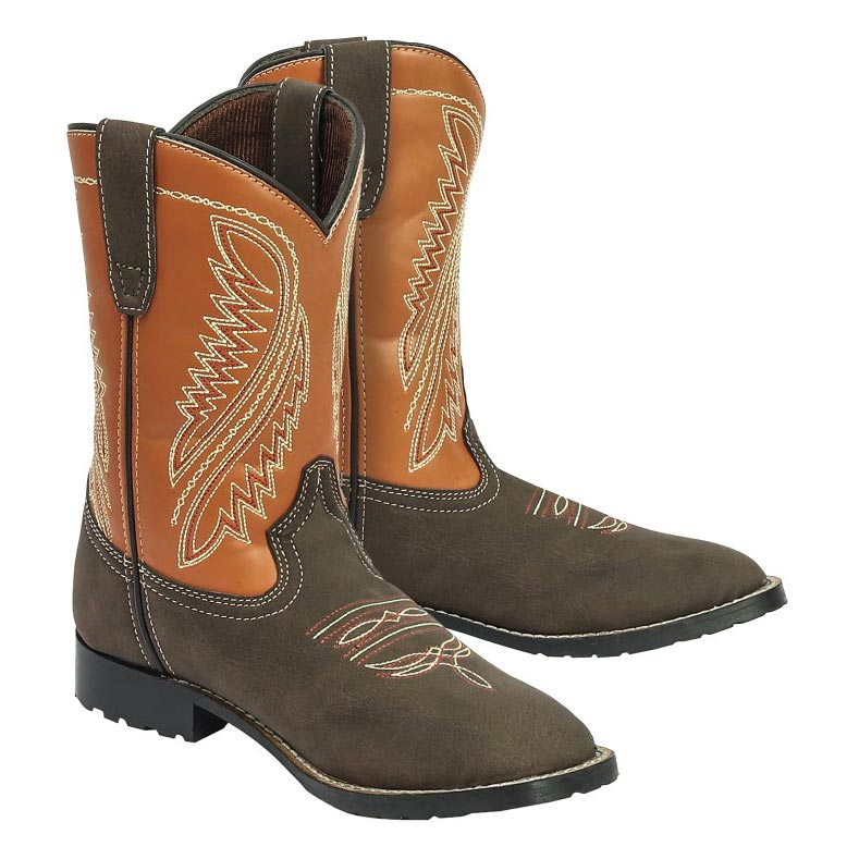 TuffRider Children's Big Bend Rounded Toe Western Boot
