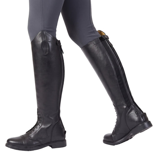 TuffRider Kids Baroque Leather Back Zipper Field Boots