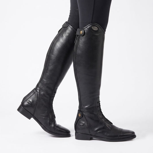 TuffRider Ladies Belmont Genuine Leather Field Boots Black - Sunset Bay Equestrian