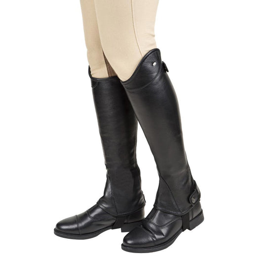 Lettia Adult London Leather Half Chaps - Sunset Bay Equestrian