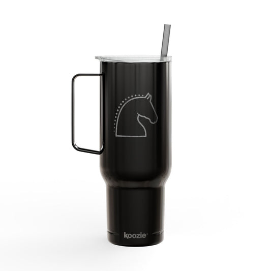 Insulated Tumbler with Lid, 40oz (Engraving) - Horse Bust