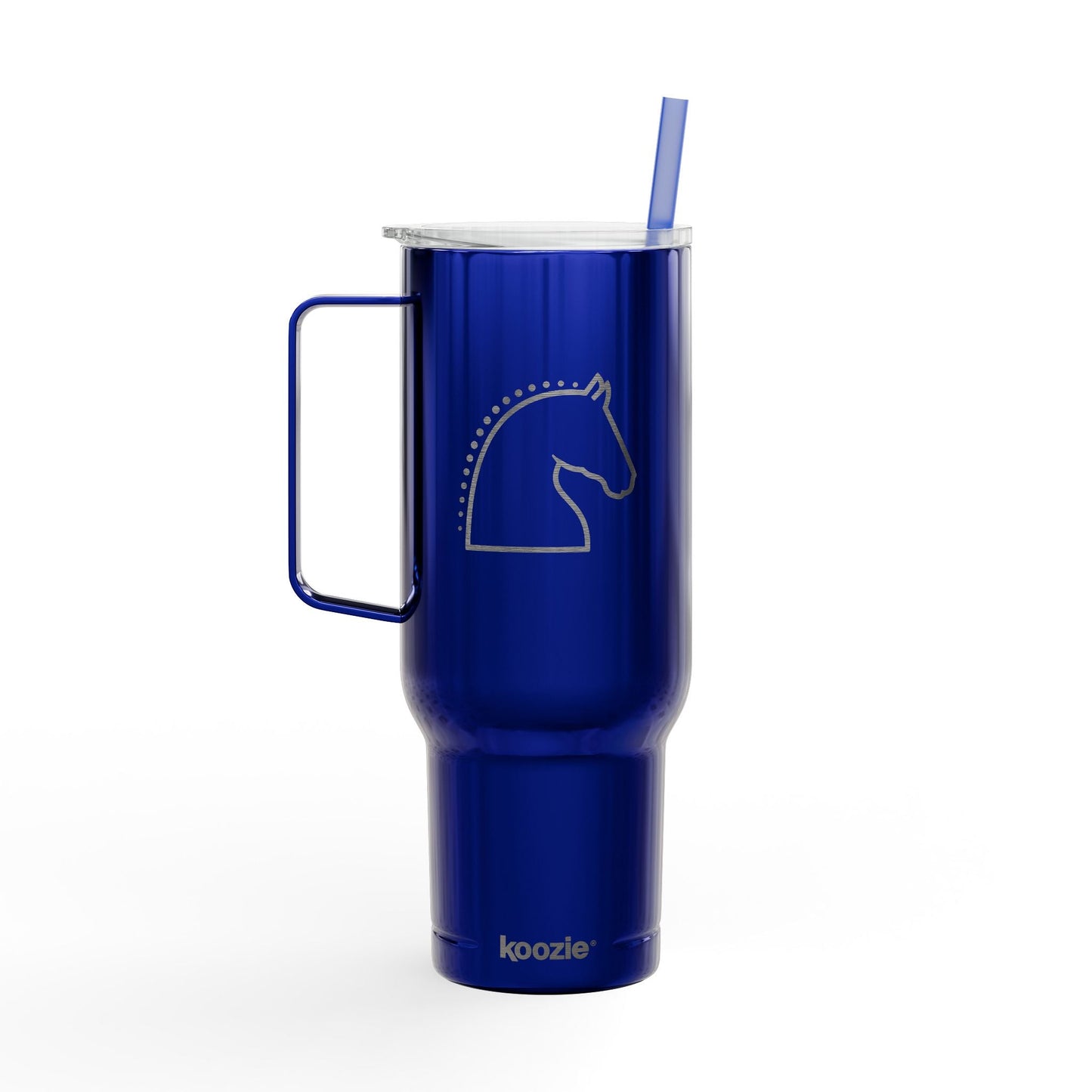Insulated Tumbler with Lid, 40oz (Engraving) - Horse Bust