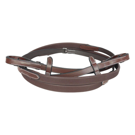 Henri de Rivel GripX Dress Rubber Reins 5/8" width 54" length