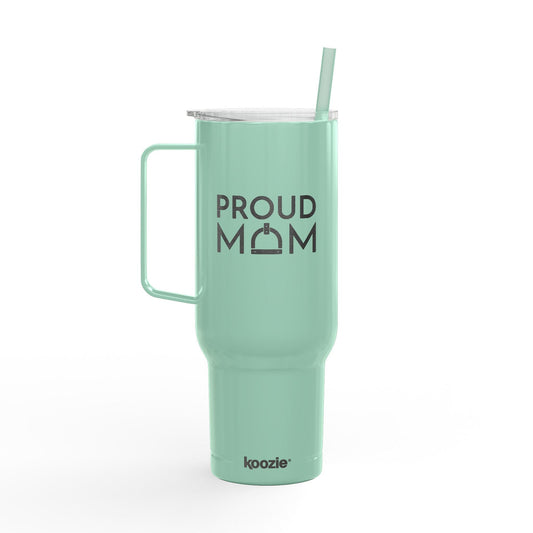 Insulated Tumbler with Lid, 40oz (Engraving) - Proud Mom