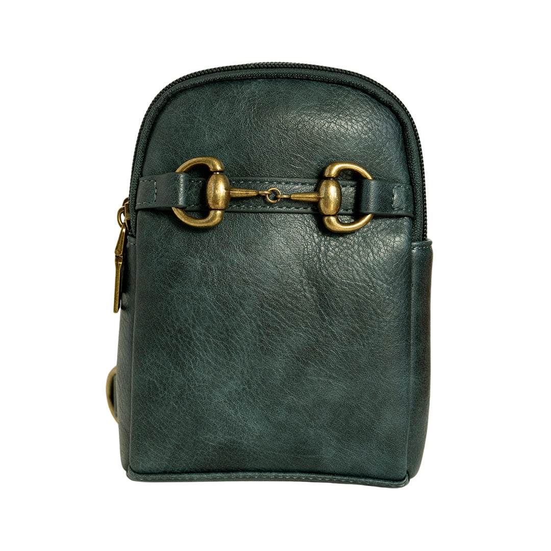 AWST Int'l Snaffle Bit Crossbody Phone Bag