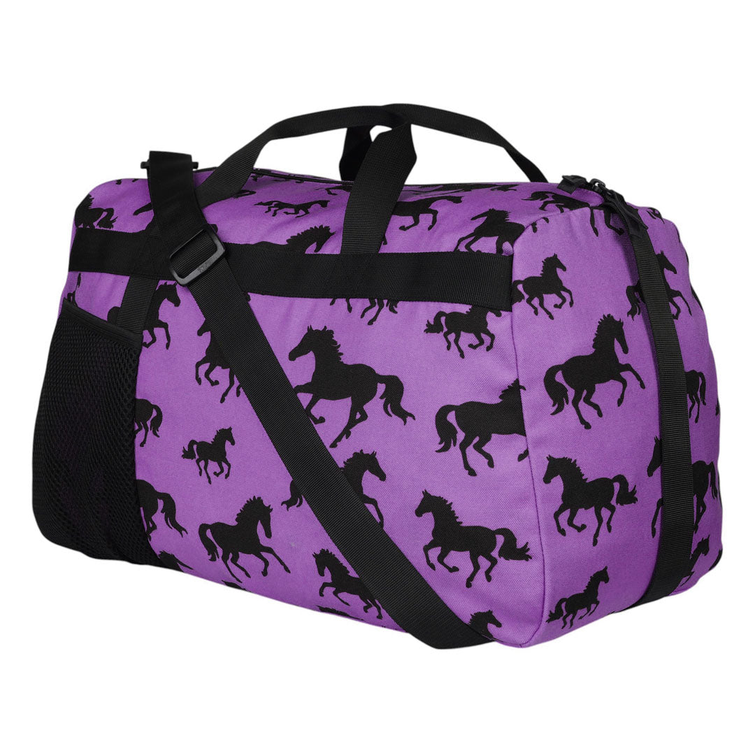 AWST Int'l Lila Silhouette Horse Duffle