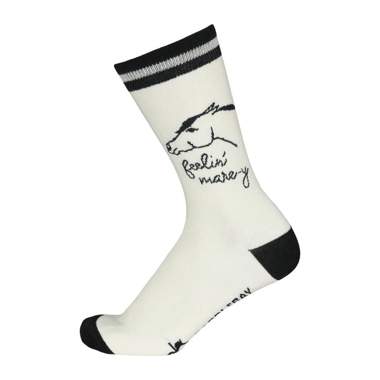 Dapplebay  Knit Crew Socks-Feelin' Mare-y
