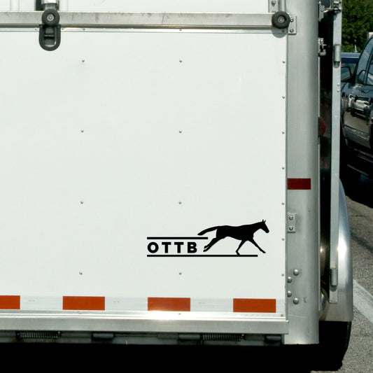Dapplebay OTTB - Vinyl Decal-Black