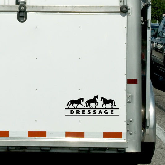 Dapplebay Dressage - Vinyl Decal-Black