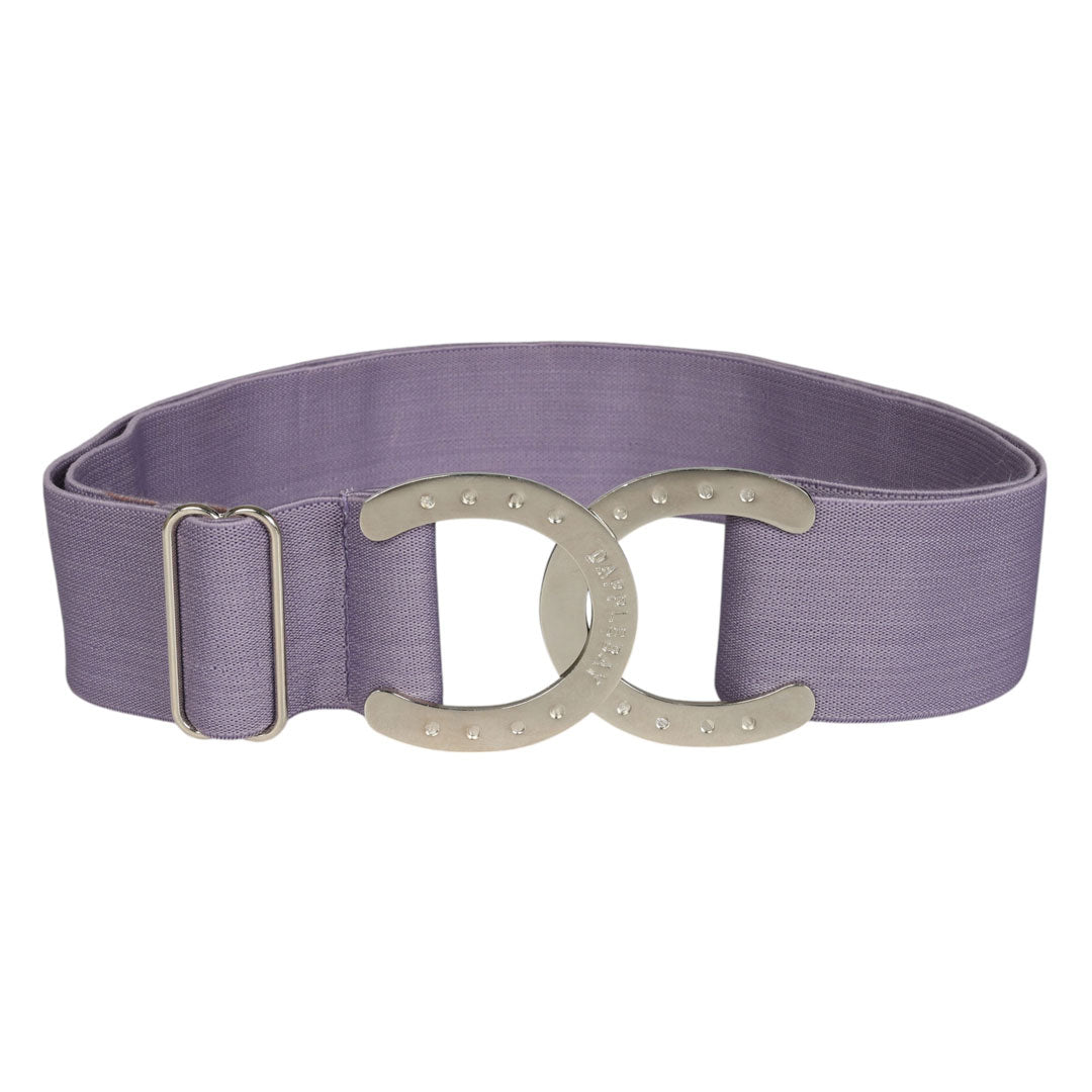 Dapplebay Horse Shoe Elastic Belt-Lavender