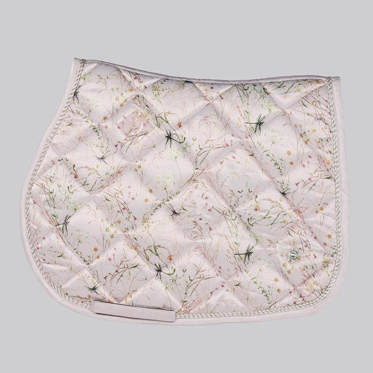 Dapplebay Dragonfly Meadow Pony Saddle Pad-Light Pink - Sunset Bay Equestrian