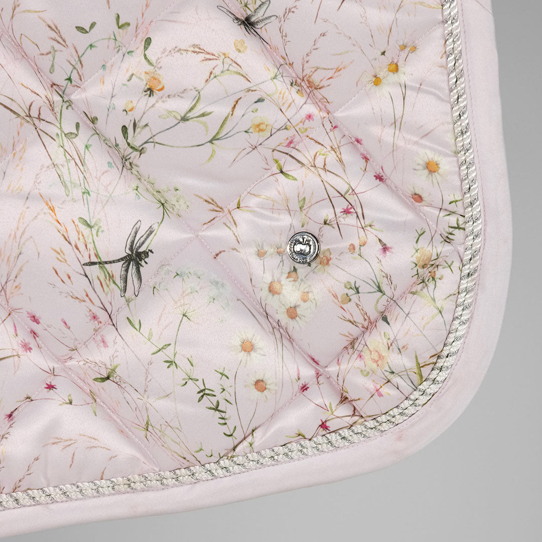 Dapplebay Dragonfly Meadow Jump Saddle Pad-Light Pink
