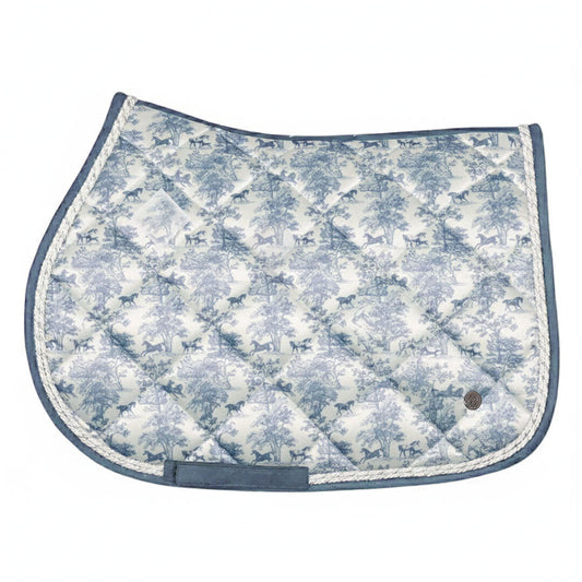 Dapplebay Equestrian Toile Pony Saddle Pad-Moonrise - Sunset Bay Equestrian