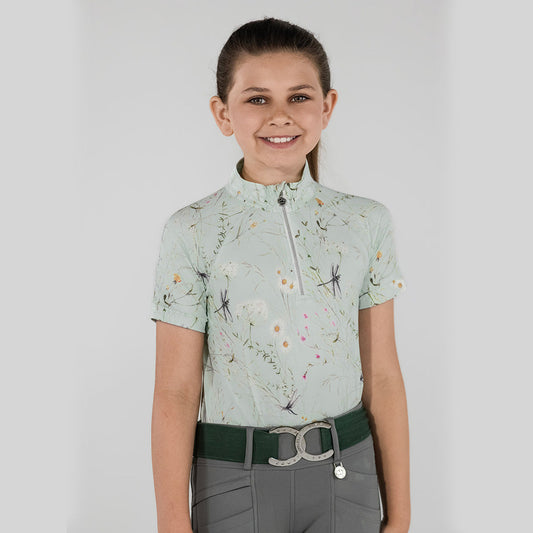 Dapplebay Kids Dragonfly Meadow 1/4 Zip - Short Sleeve