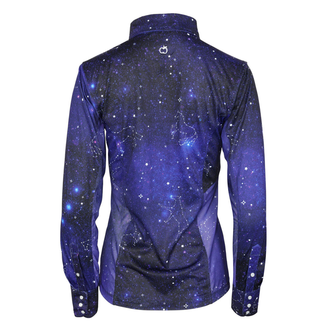 Dapplebay Constellation Western Shirt-Navy/Multi
