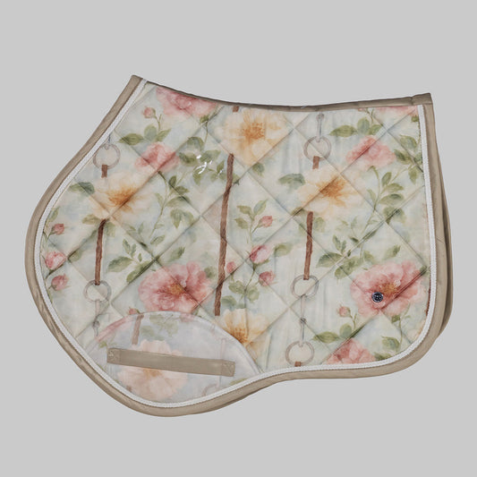 Dapplebay Vintage Floral XC Saddle Pad - Sunset Bay Equestrian