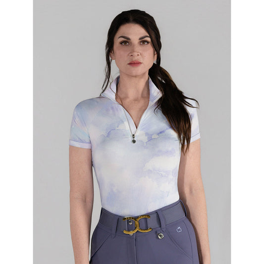 Dapplebay Opalite Skies 1/4 Zip SS Riding Top - Sunset Bay Equestrian