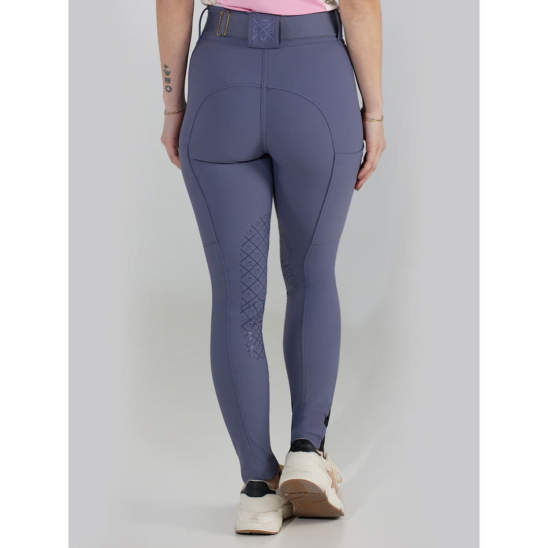 Dapplebay Sport Silicone Knee Patch Breeches-Purple Dusk
