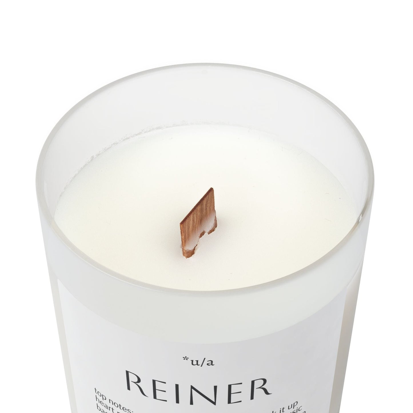 Frosted Glass Candle, 11oz - Reiner