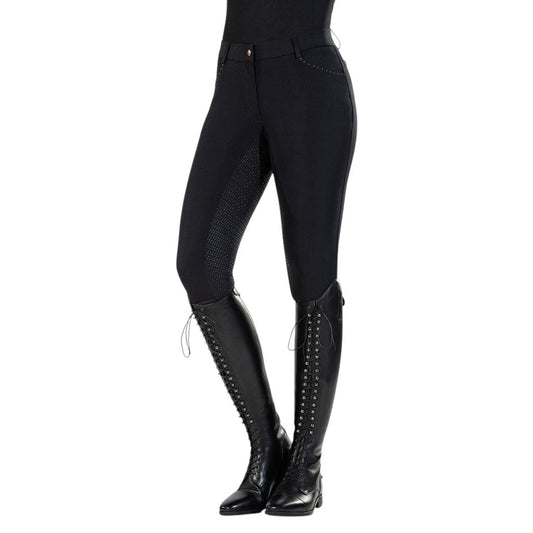 HKM Rosegold Glamour Ladies Riding Breeches Style S.F. Seat - Sunset Bay Equestrian
