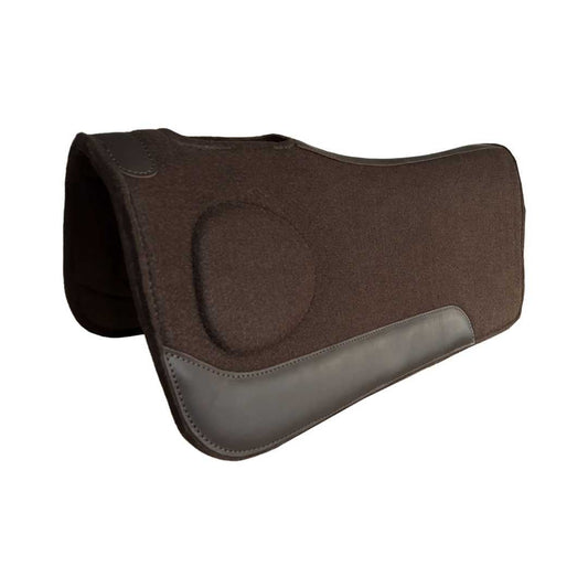 TuffRider Zenith Ease Brown Polyester Felt Saddle Pad-3/4" - Sunset Bay Equestrian