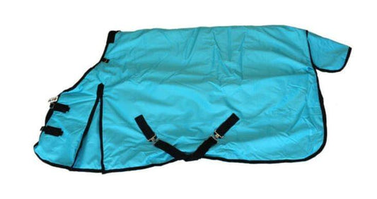 AJ Tack 1200D Waterproof Miniature Horse Turnout Blanket - Turquoise