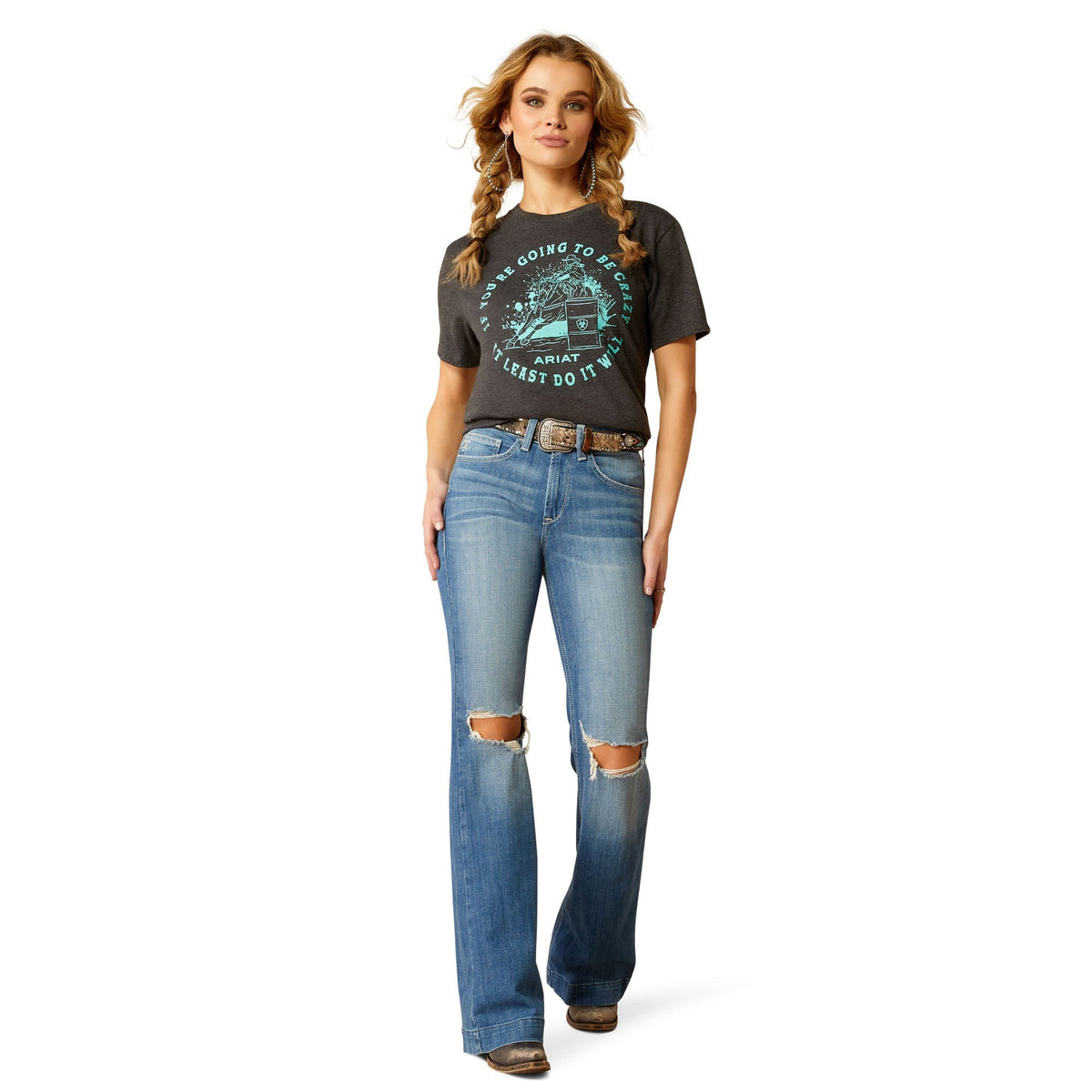 Ariat Women's Barrel Beauty Shortsleeve Shirt