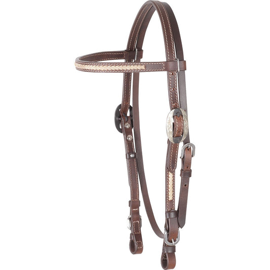 Cashel Rawhide Lace Browband Headstall