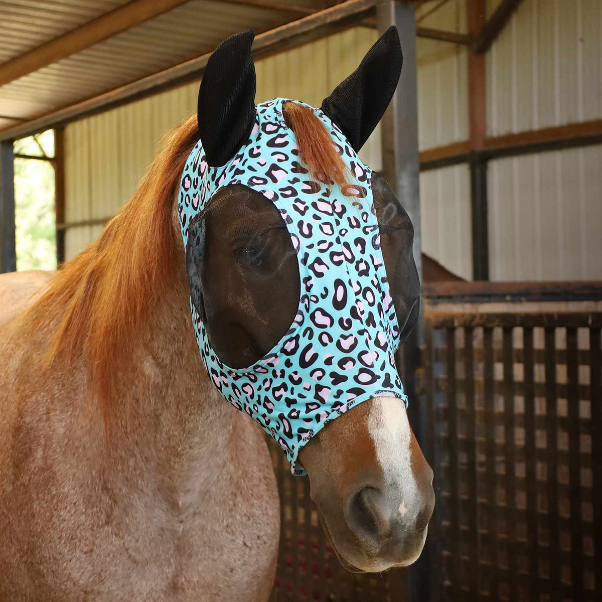 Jeffers Expression Lycra Horse Fly Mask with Ears